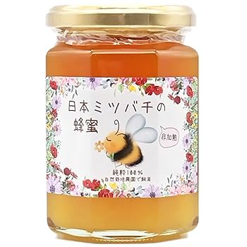 日本蜜蜂の天然ハチミツ　無添加　非加熱　内容量５００g × 2本 楽天市場】国産 百花蜜 日本みつばちのはちみつ 150g 非加熱