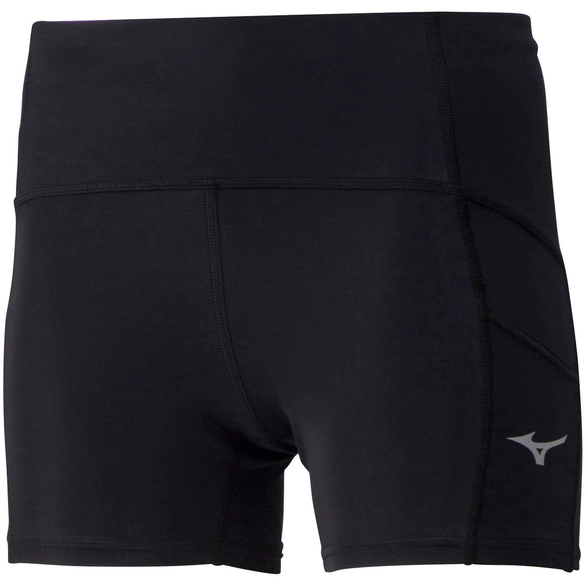 Mizuno Men's Core Short Tight Shorts, Mens, Shorts, J2GB0205, Black, XS