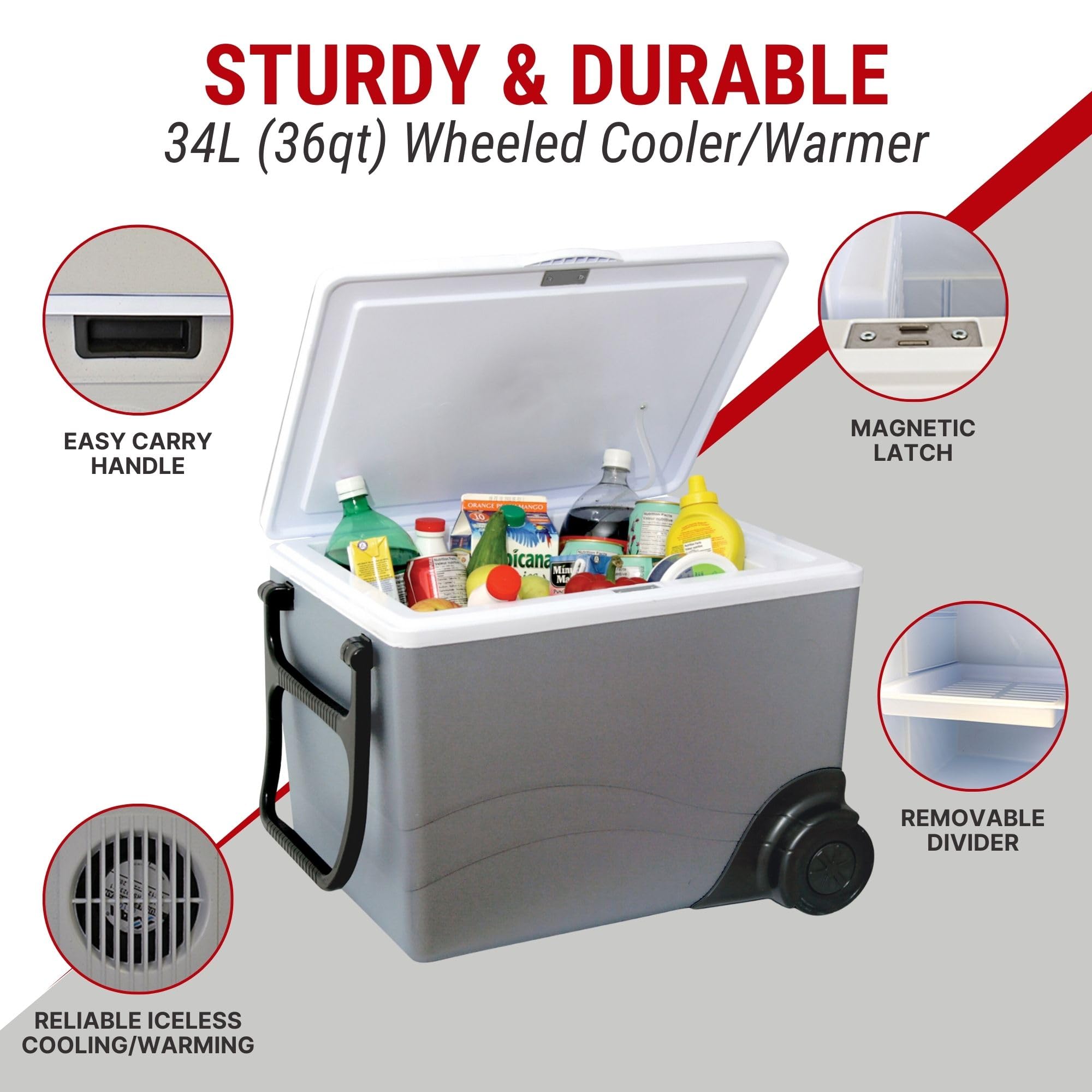 Amazon.com: Koolatron Electric Portable Cooler Plug in 12V Car