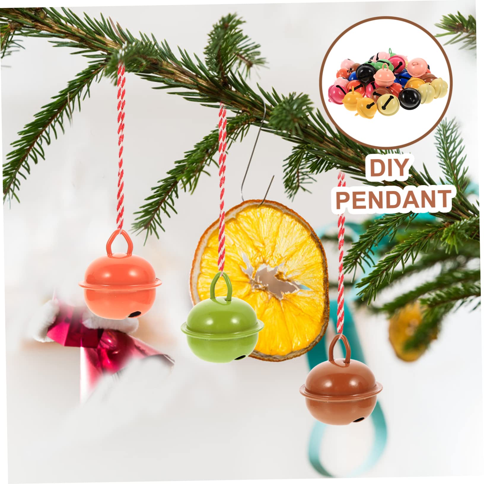 TEHAUX 200pezzi Campanellini per Decorazioni Natalizie Piccole Campane per Compleanni e Accessori per Festive