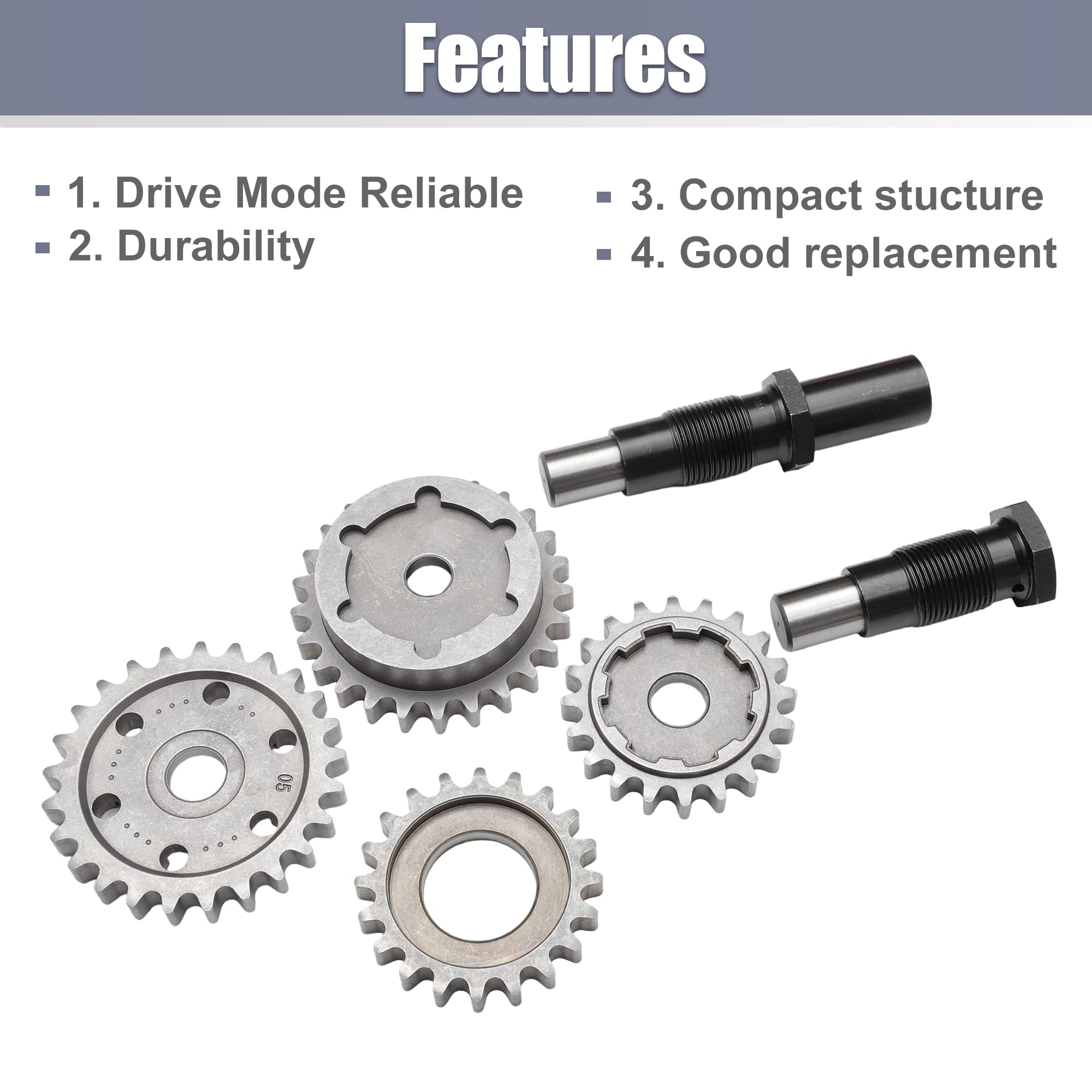 X AUTOHAUX Engine Timing Chain Kit for Ford Explorer 1997-2010 for Mazda B4000 2001-2010 for Mercury Mountaineer 1998-2010 4.0L V6 Replace 9-0389SX