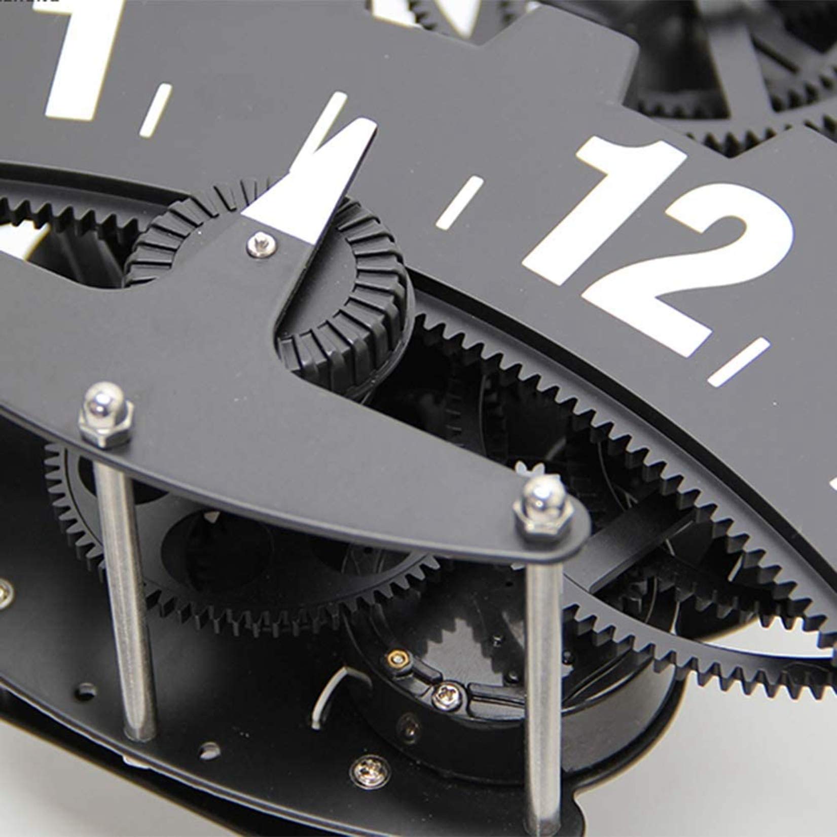 Loods 5 - Wall clock Joy wood w. black accents