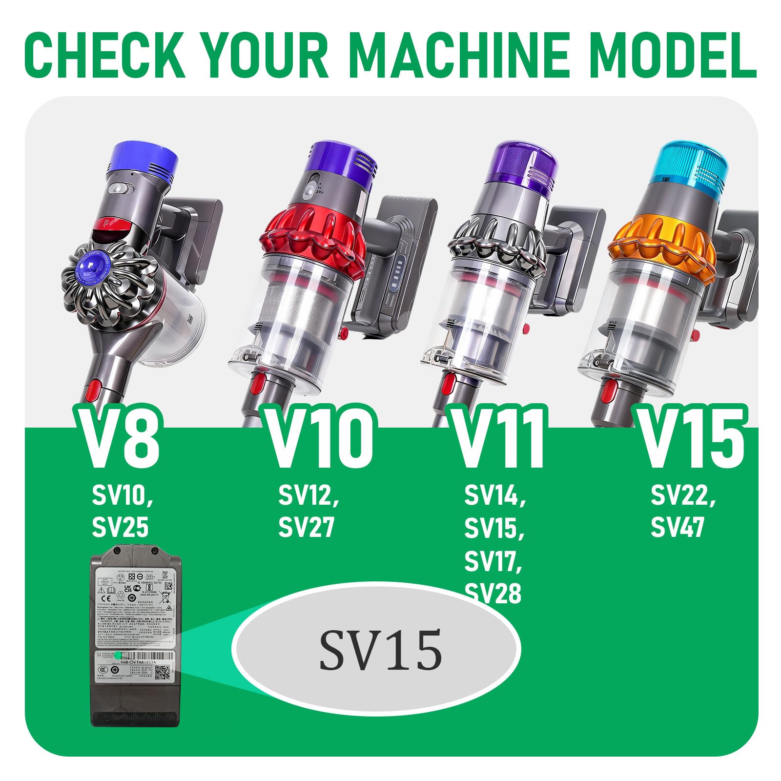 ダイソン v15 sv22純正 v7 v8 v10 v11FluffyOptic Amazon.com: Klypticfit Fluffy Optic Soft Head Compatible with