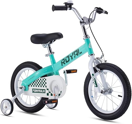 Miniatura 1 de Royalbaby Bicicleta Cubetube para niños de 3 a 9 años, bicicleta para niños pequeños de 12, 14, 16, 18 y 20 pulgadas, con ruedas de entrenamiento,