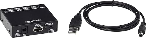 Miniatura 5 de Amazon Basics Convertidor extractor HDMI a HDMI y audio (RCA estéreo o Spdif) de 4K a 30Hz, negro