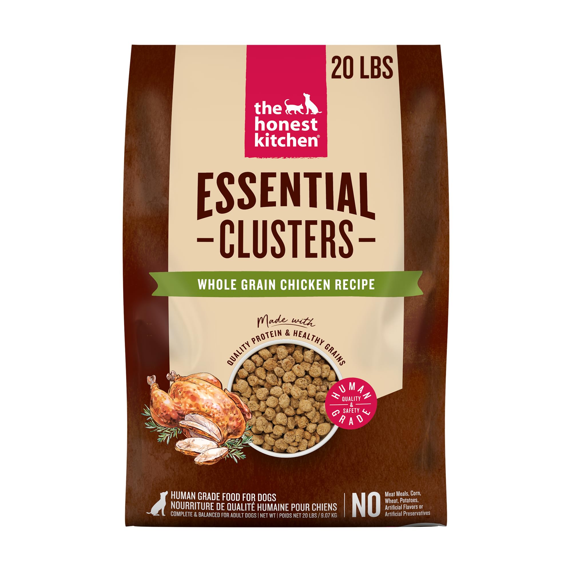 The Honest Kitchen Essential Clusters Chicken Dry Dog Food