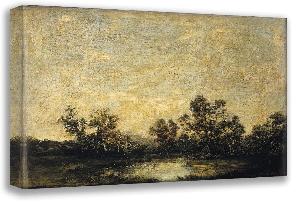 ArtDirect Landscape (circa 1879-1883) 48x30 UnFramed Museum Art Print Poster Ready for Framing by Ralph Albert Blakelock (American, 1847-1919)