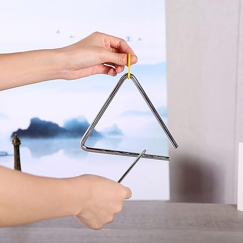 Miniatura 6 de Juego de 5 instrumentos de percusión musical para niños, incluye 1 par de clavos de madera, 1 par de cocteleras de huevos de madera y 1 juego de