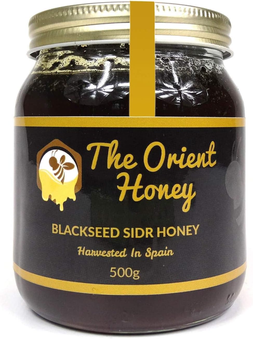 The Orient Black Seed Honey Jar Sidr Royal Nigella Sativa Kalonji BlackSeed 500g