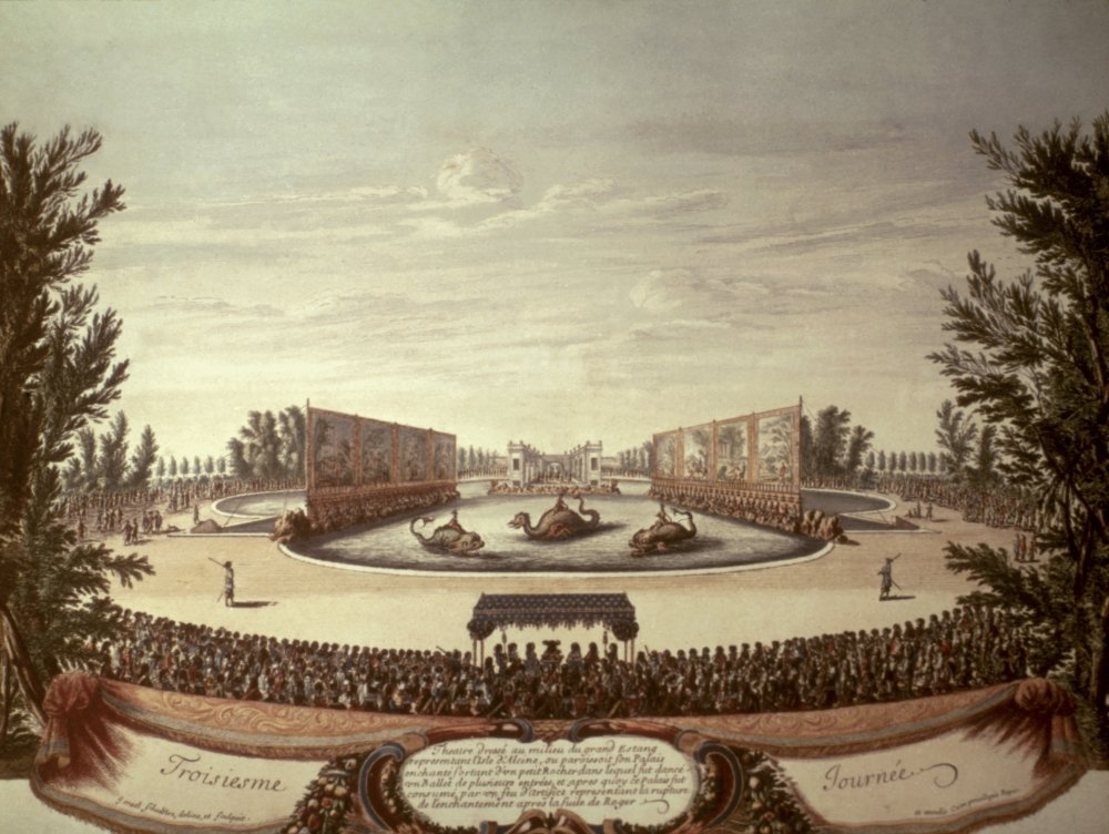 Theatre Stage Set 1664 Nset By C Vigarani For A Play Performed During The Pleasures Of The Enchanted Island (Plaisirs De LIle EnchantE) Festival Held By King Louis Xiv At The Palace Of Versailles 9 Ma