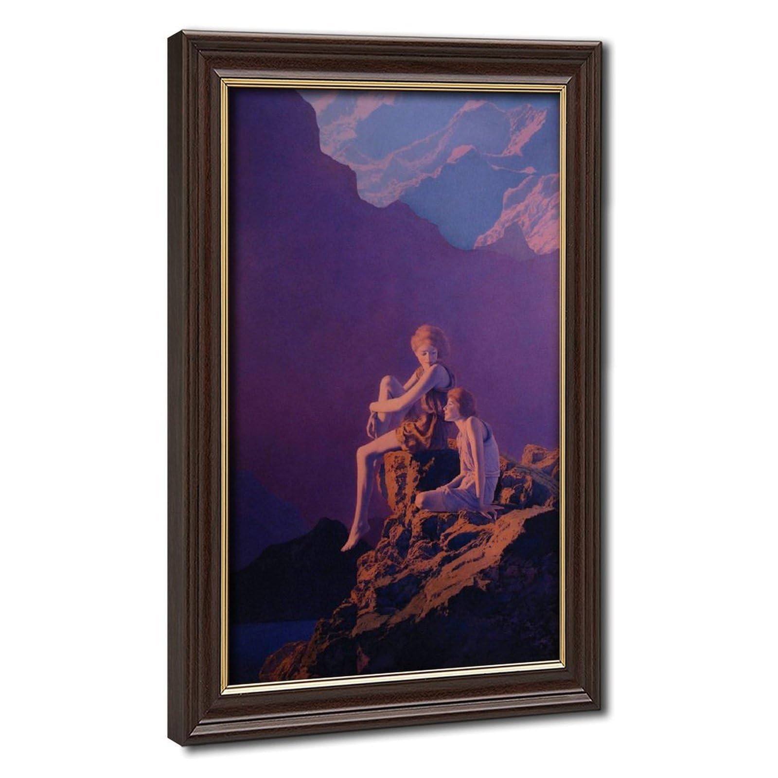 Impression sur toile Contentment Maxfield Parrish cadre à suspendre bureau - 8