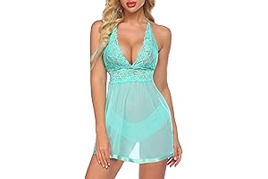 Sexy Outfits for Women Bedroom: Women Lingerie Lace Babydoll Strap Chemise Halter...