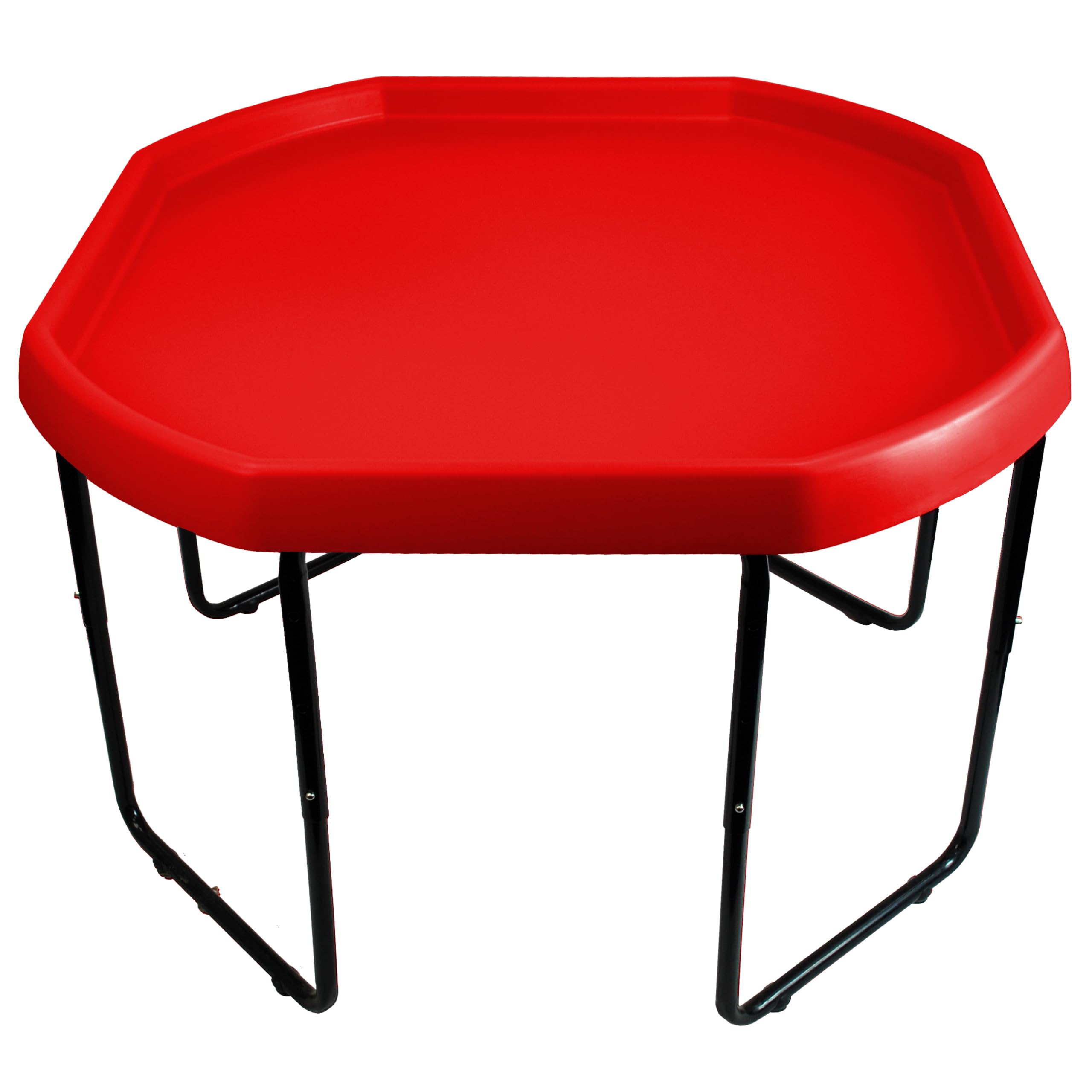 Large Red 100cm Plastic Activity, Sand & Water Mixing Play Tray with Stand Adjustable to 3 Heights.