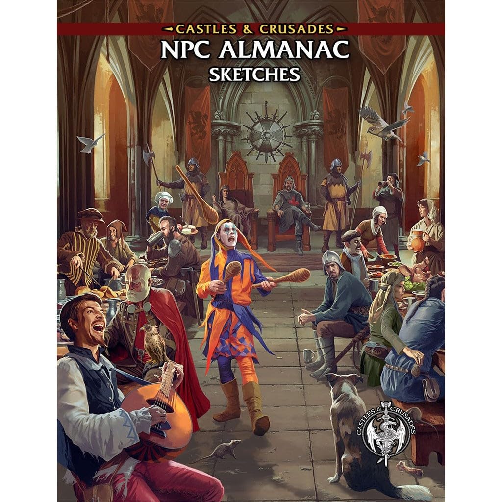 Troll Lord NPC Almanac: Sketches - Castles & Crusades, Hardcover