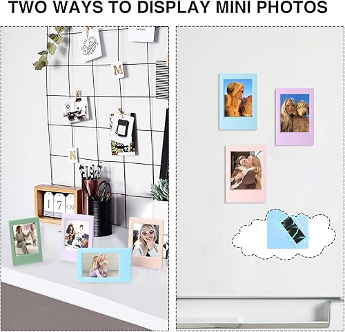 Vista 59 de WOGOZAN Mini marcos de fotos de 3 pulgadas para Fujifilm Instax Mini 12/11/99/90/9/8/7+/EVO Classic Polaroid 2.15 x 3.4 pulgadas, tamaño cartera