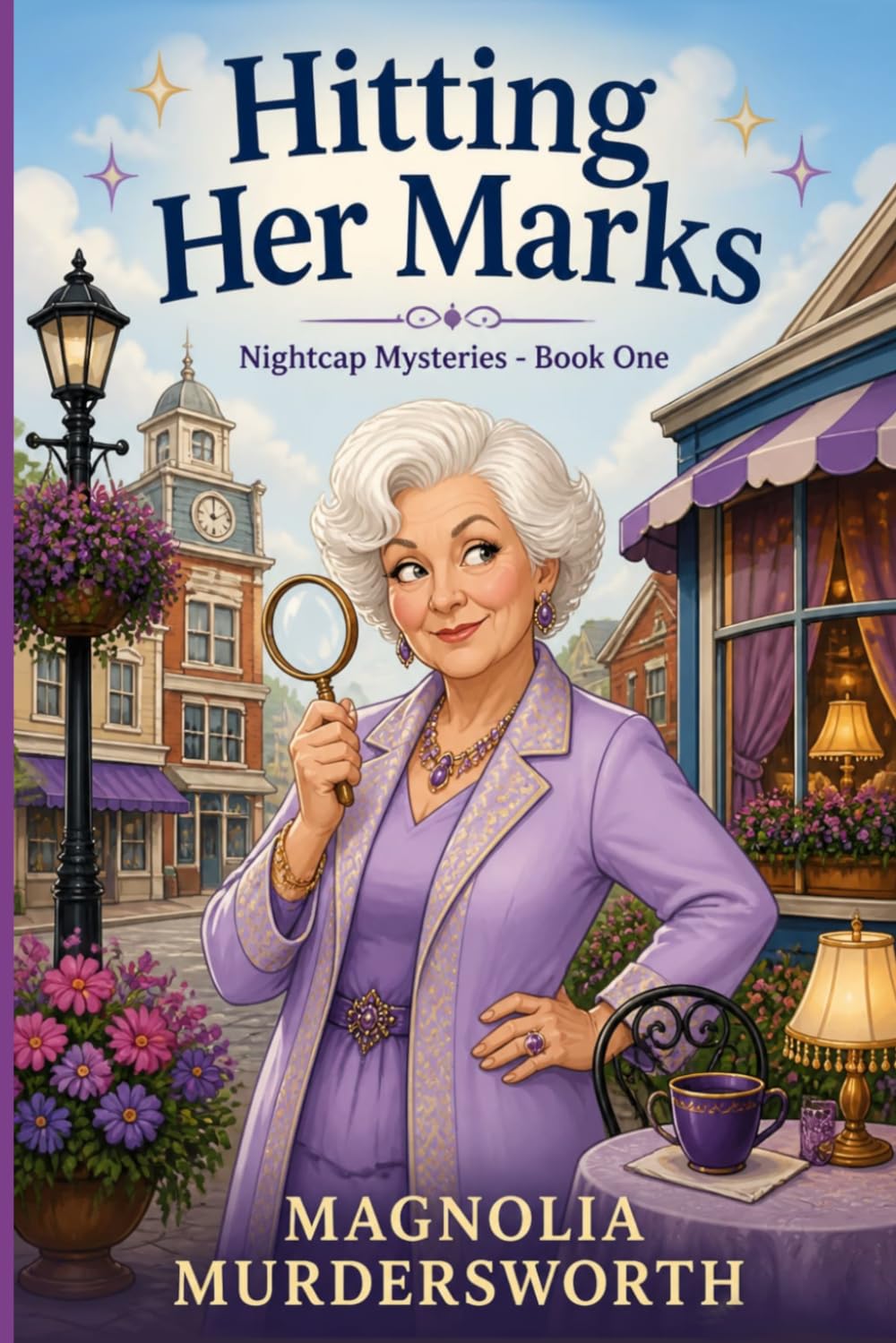 Hitting Her Marks: A One-Sitting Mystery (The Nightcap Mysteries)