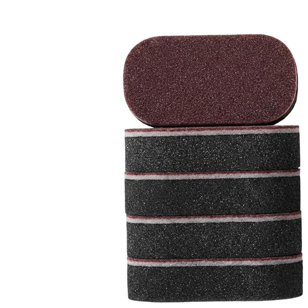 5/10pcs Dual-Sided Emery Cleaning Sponge, Kitchen Pot Bottom Black Grime Nano Silicon Carbide Scouring Sponge(5pcs)
