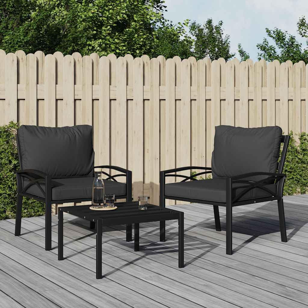 powder coated steel garden chairs