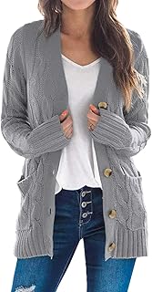 Ladies grey cardigan with pockets Clearance