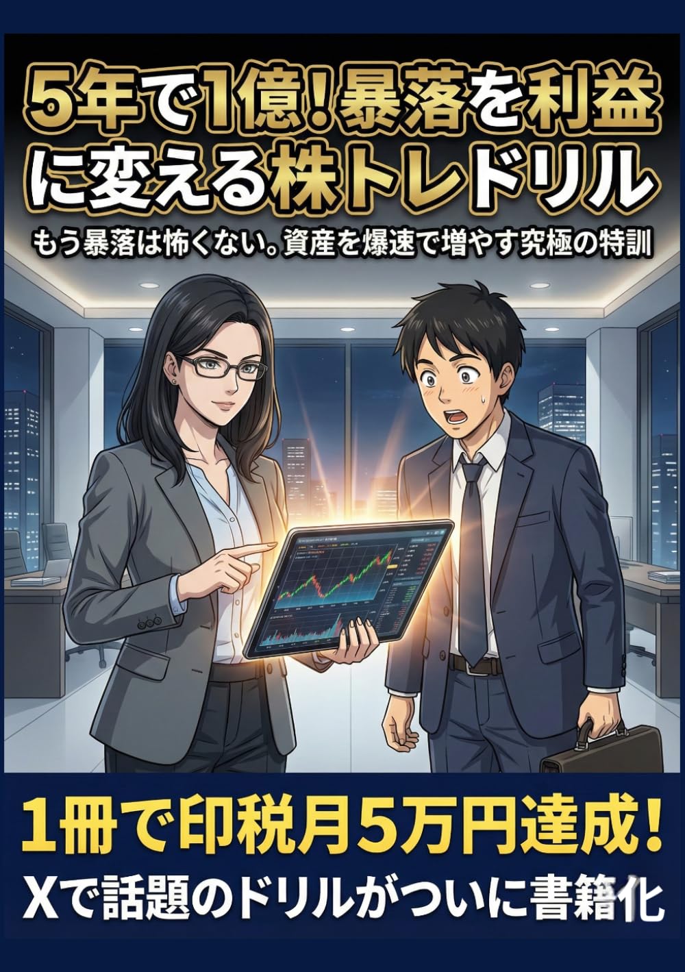 5年で1億！暴落を利益に変える株トレドリル