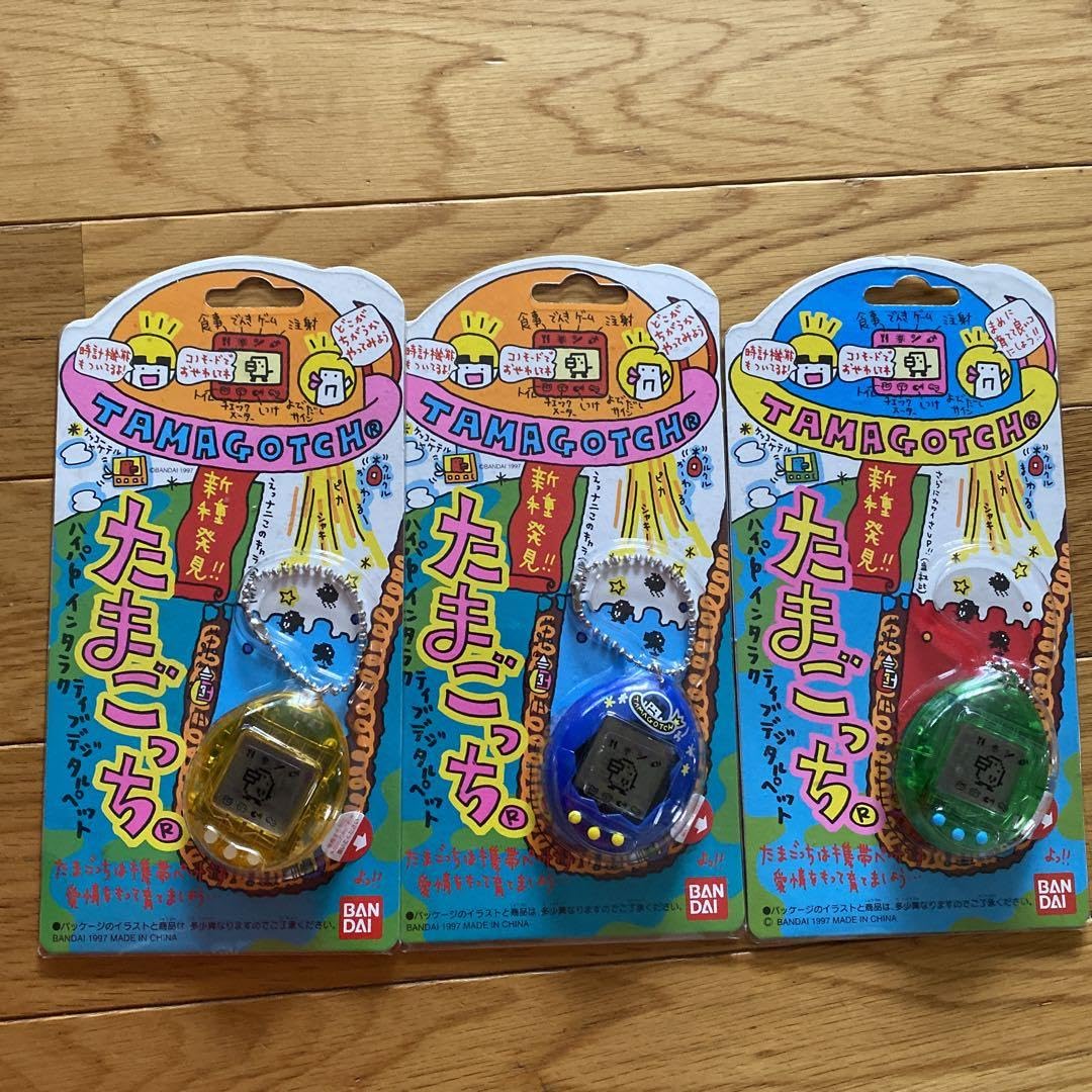 Amazon | たまごっち 初代 3個セット未開封 | ハンドヘルドゲーム 