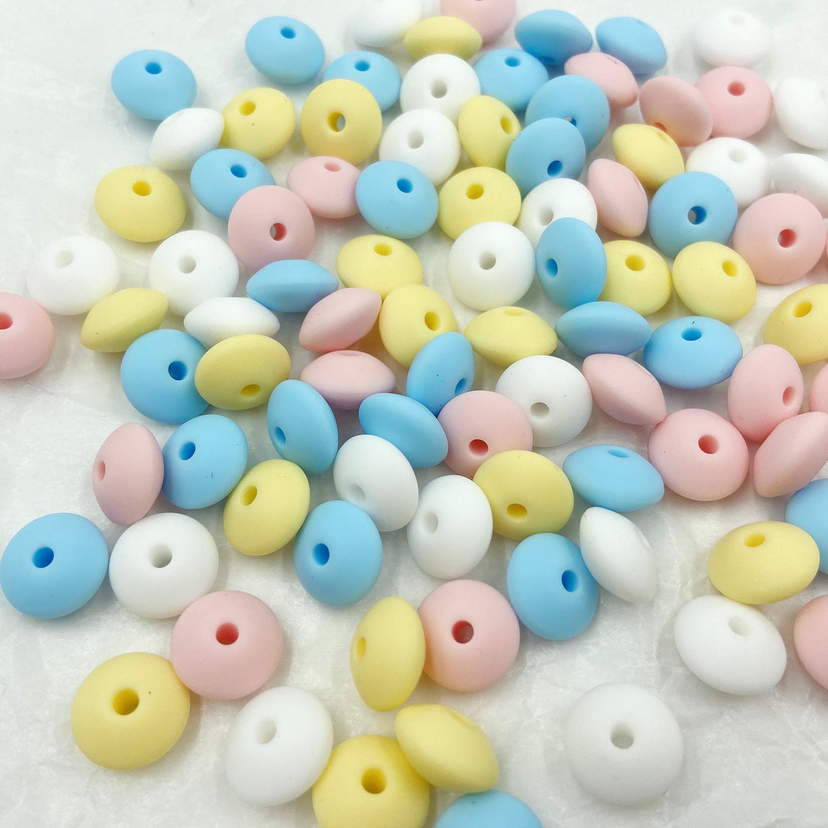 Perline In Silicone 12mm - 100 Pezzi, Per DIY Collane, Bracciali E Craft - Foto 3