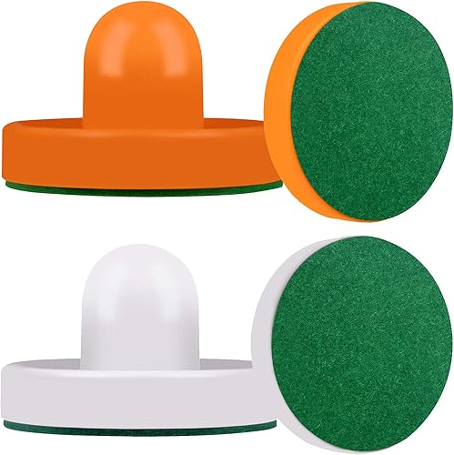 Miniatura 70 de ONE250 Empujadores de hockey de aire y discos de hockey de aire rojo, asas de portería, accesorios de repuesto para mesas de juego