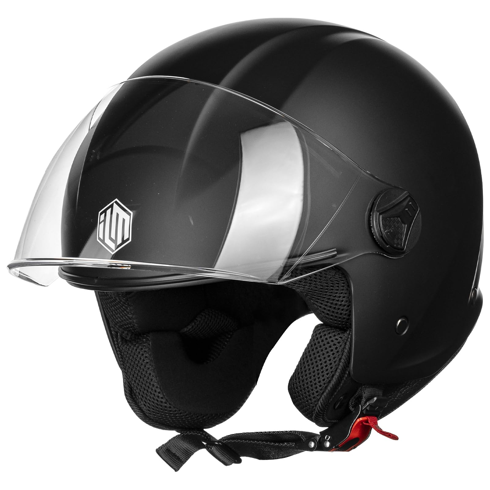 ILM Motorradhelm Retro Herren Damen Jethelm ECE2206 Modell WT506