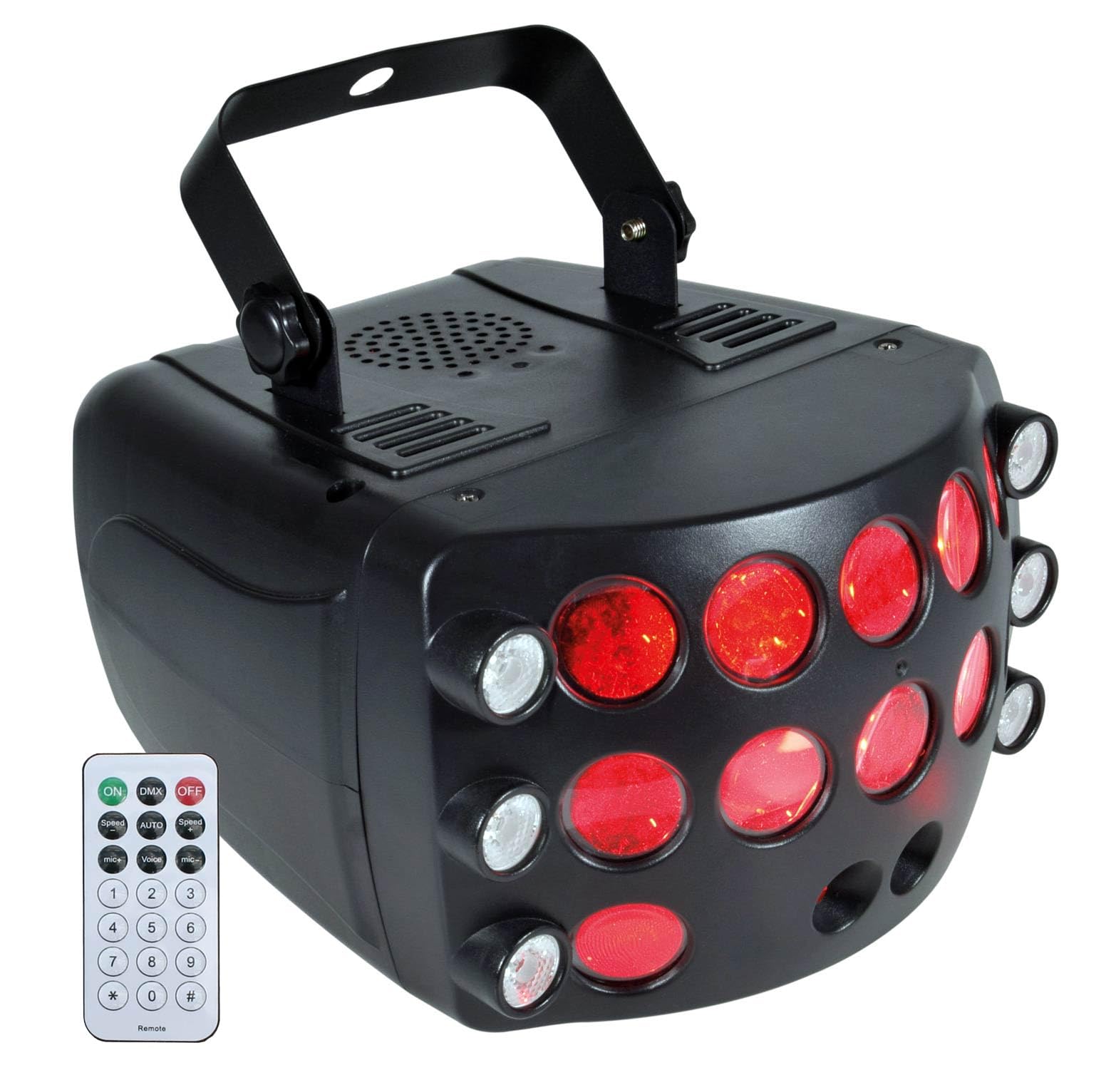 E-Lektron Butterfly-3 RGBW LED Disco Party Butterfly Lichteffekt mit 6 Strahler