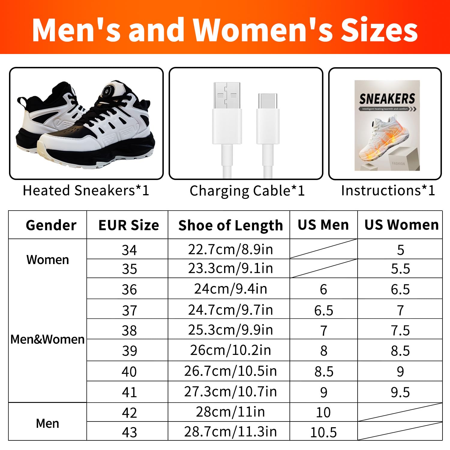 Chaussures de randonnée pour homme et femme - Chaussures d'hiver chaudes - Chaussures chauffantes rechargeables - Chaussures basses de trekking