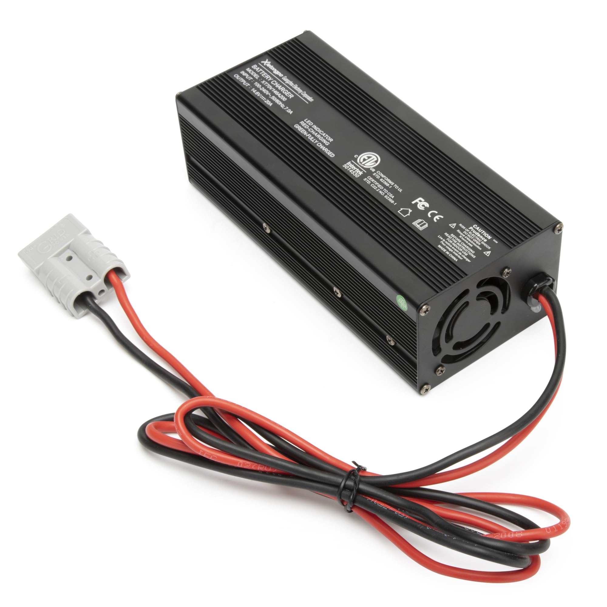 Chargeur LiFePO4 14,6V 20A Spécial pour au Lithium Fer Phosphate 12V