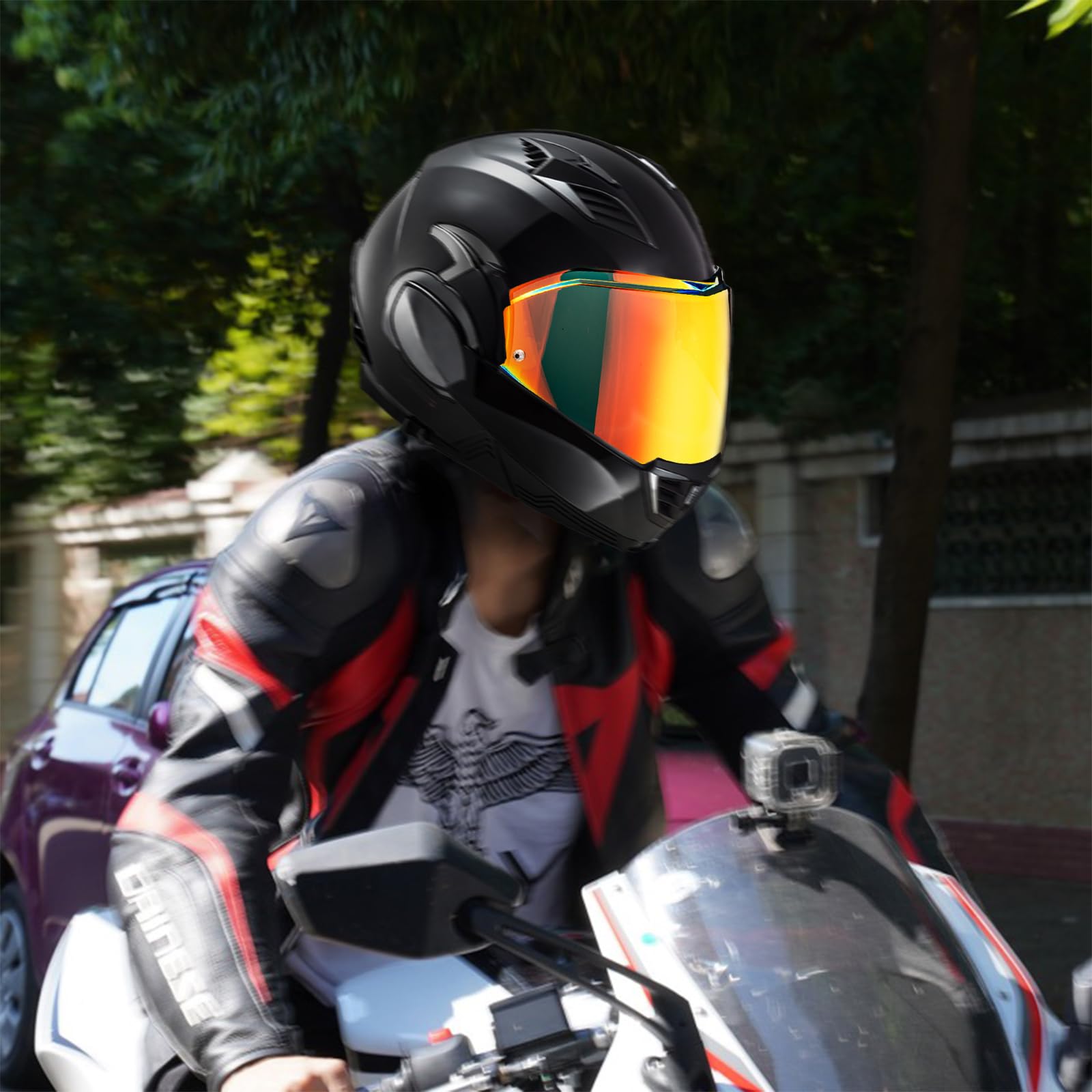 VCOROS Helmvisier für FF900 Valiant II Motorradhelm Visier