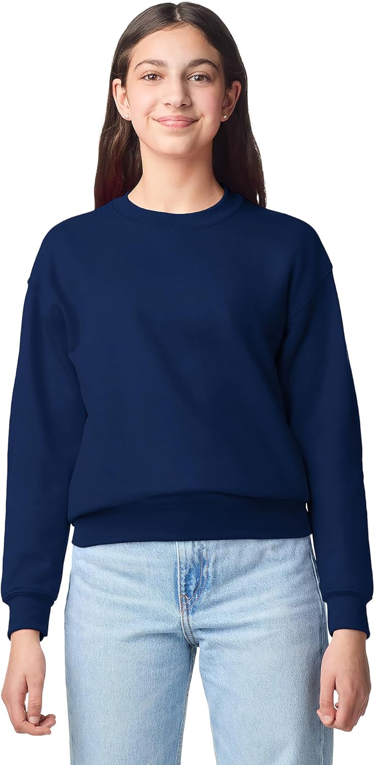 Gildan unisex-child Fleece Crewneck Sweatshirt, Style G18000b - Image 4