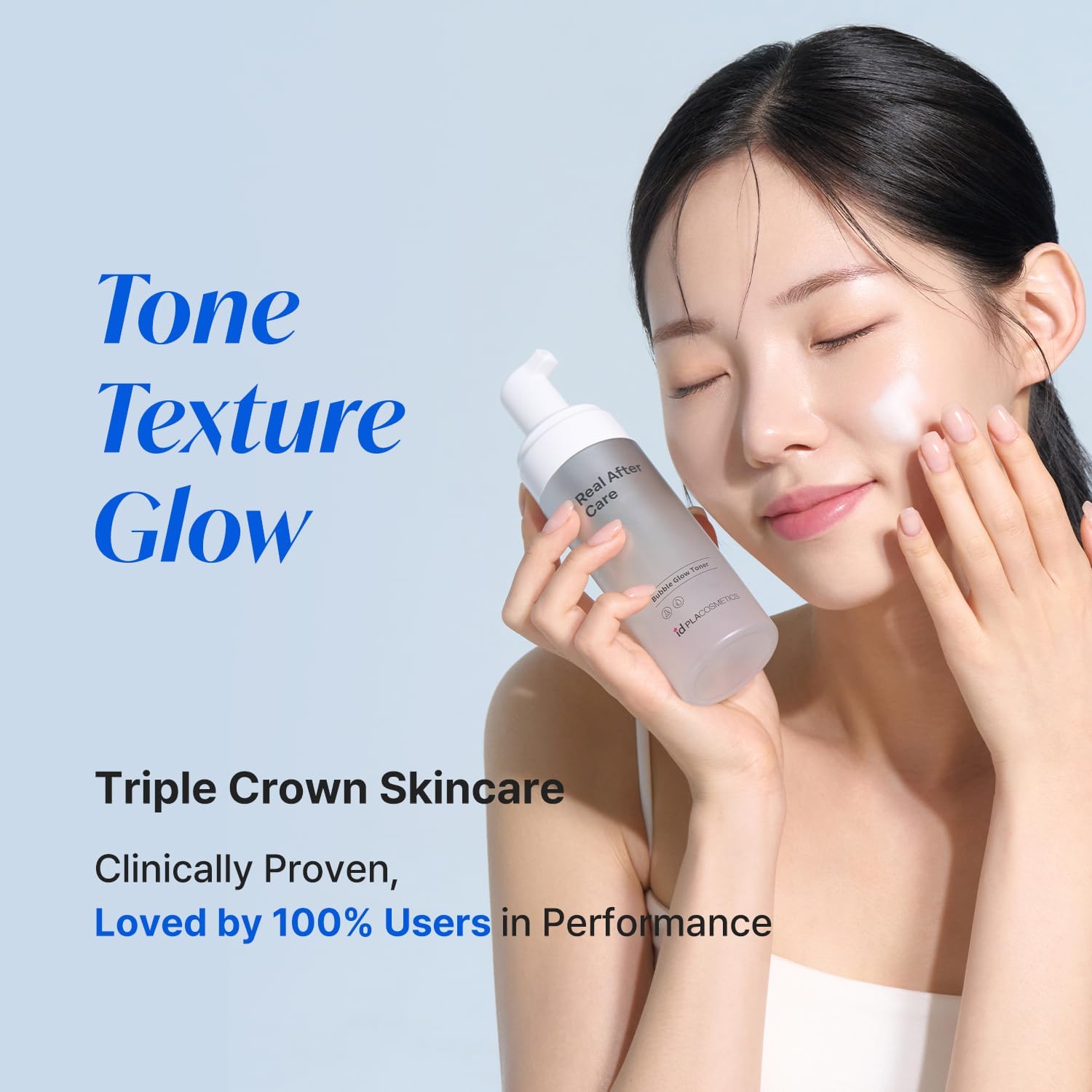 idplacosmetics Real After Care Bubble Glow Toner 5.07 fl.oz (150 ml) — Micro-Bubble with 42% Rice Bran Water & Gentle AHA/PHA/LHA Exfoliation Hydrating Korean Toner for Smoother Look - Image 4