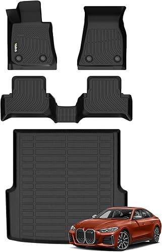 Vista 92 de Alfombrillas para todo tipo de clima y forro de carga personalizadas para BMW X1 2025, 2024, 2023, alfombrillas de automóvil, alfombrillas