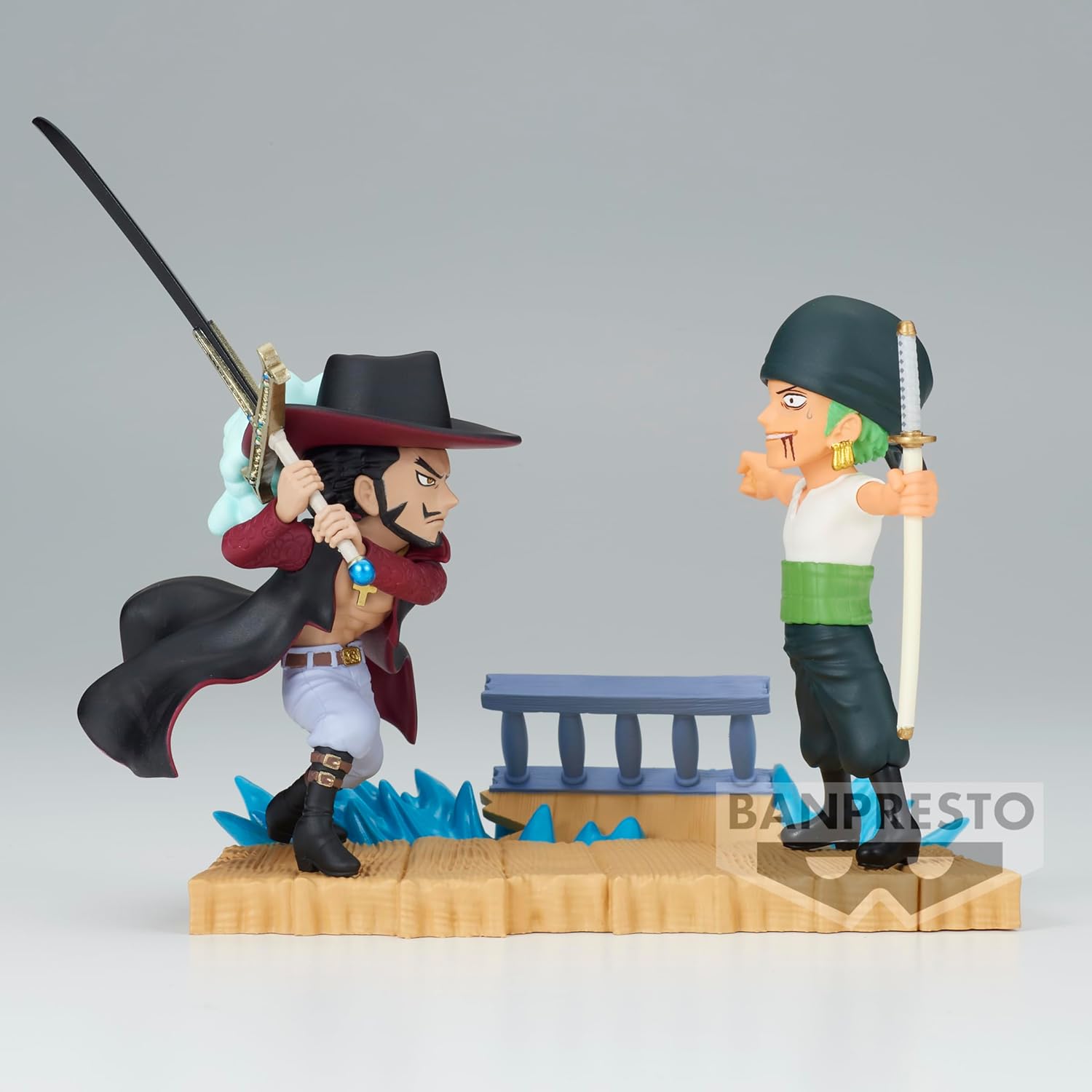 Banpresto - One Piece - Log Stories - Roronoa Zoro vs Dracule Mihawk, Bandai Spirits World Collectable Figure