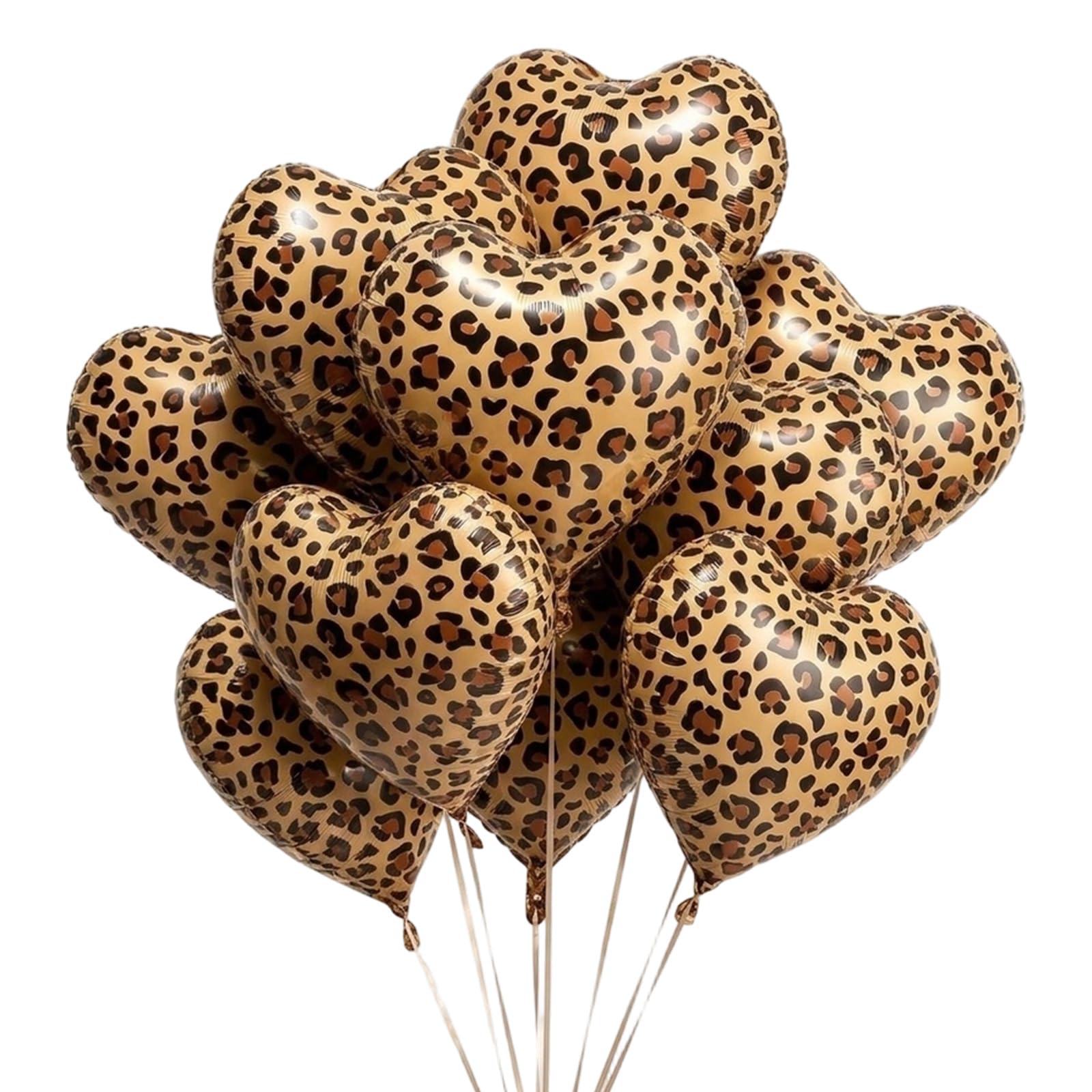 10PCS Leopard Print Balloons, Leopard Print Festive Event Decor