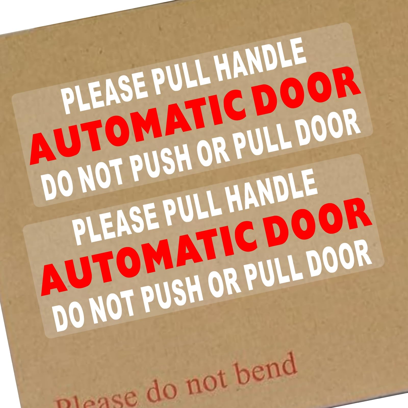 Platinum Place White Onto Clear Backing 2 X Automatic Door Do Not Pull Handle Internal Window Stickers Hackney Mini Cab Taxi Minicab White And Red On Clear Signs T7