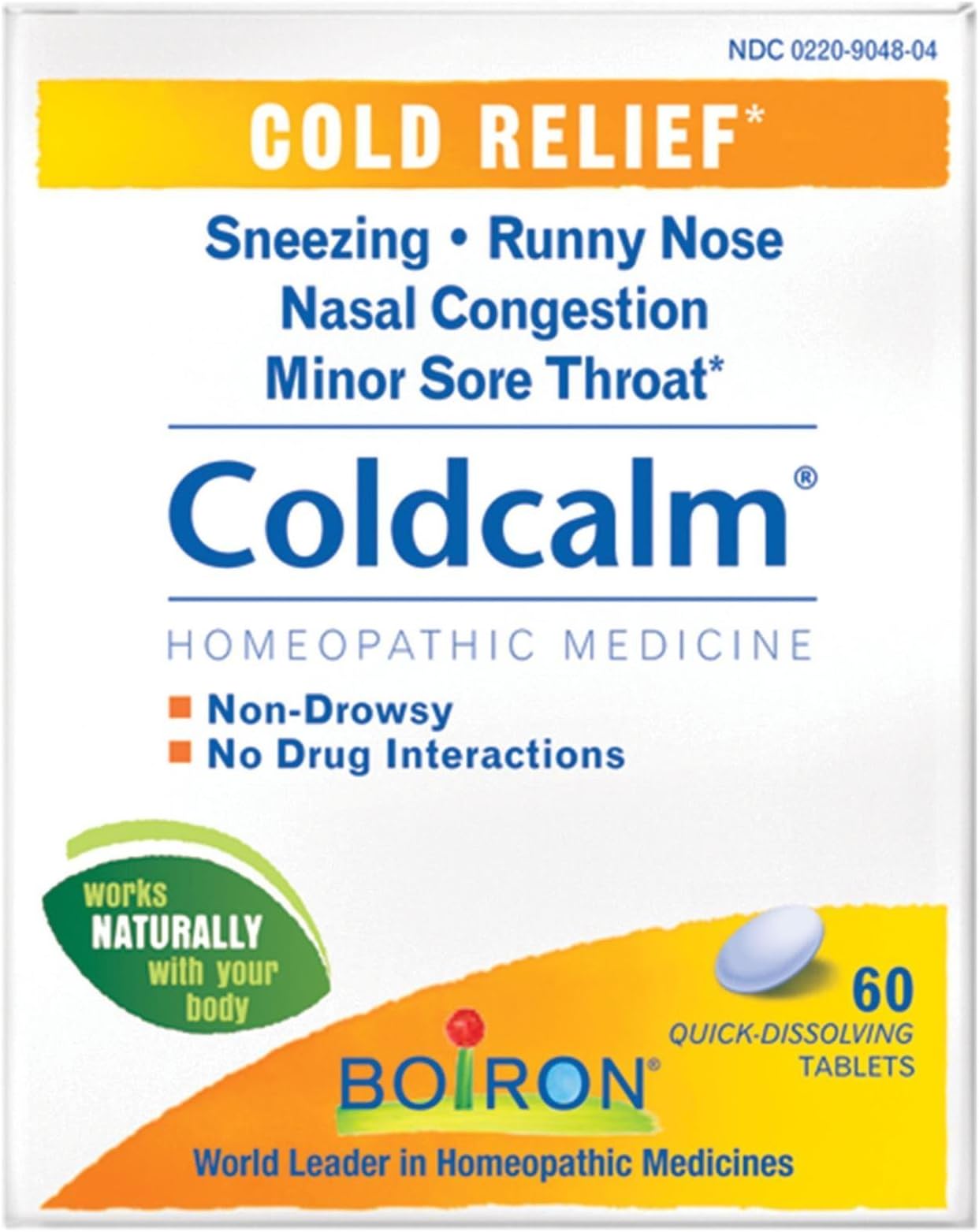 Coldcalm Cold Relief Quick Dissolving Tablets-60 ct