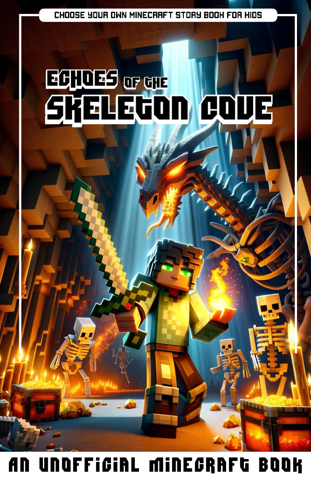 Echoes Of The Skeleton Cove: Choose Your Own Minecraft Story Book For Kids, An Unofficial Minecraft Book