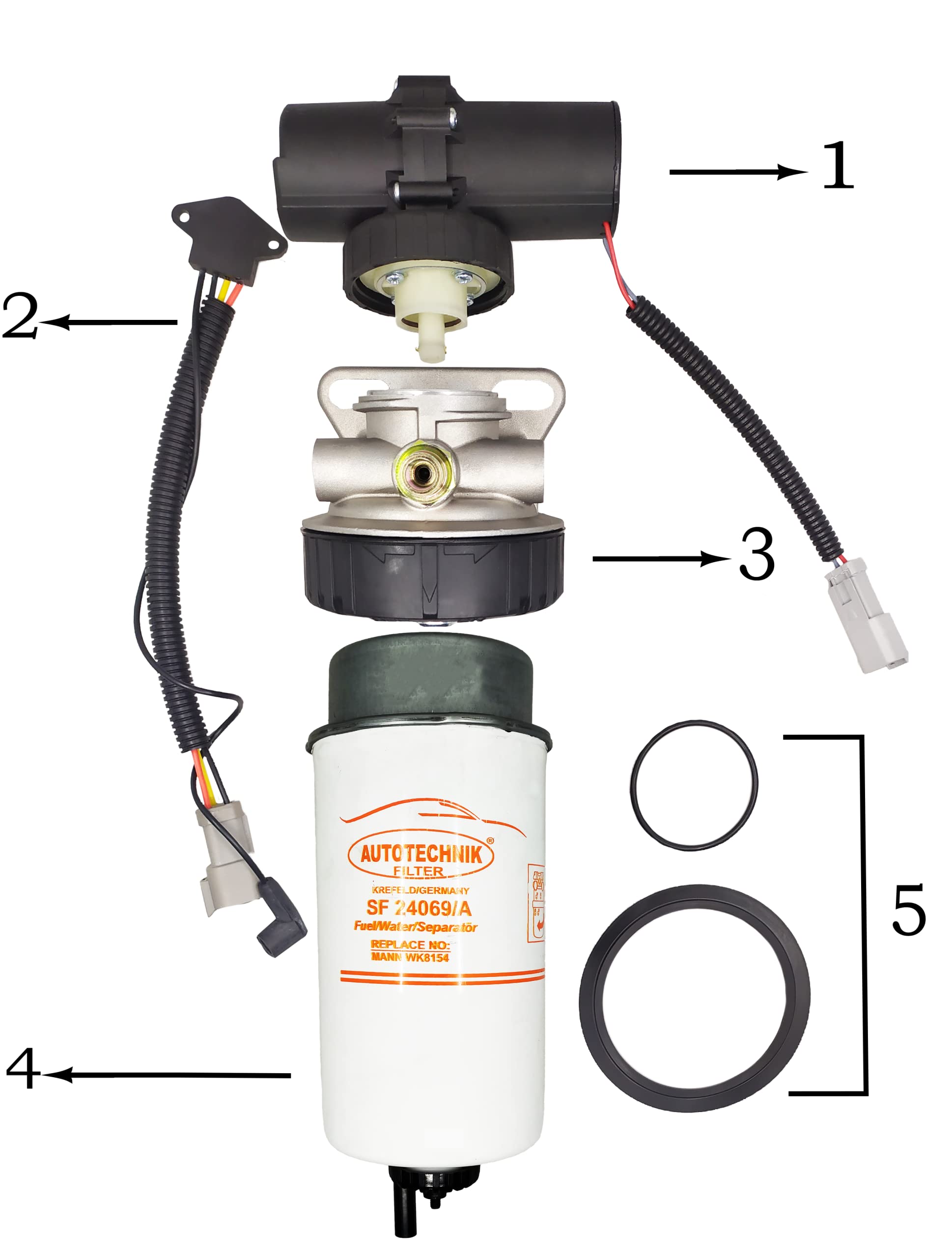 349-5327 Replacement Fuel Extraction Pump Filter Assembly 228-9129 For ...