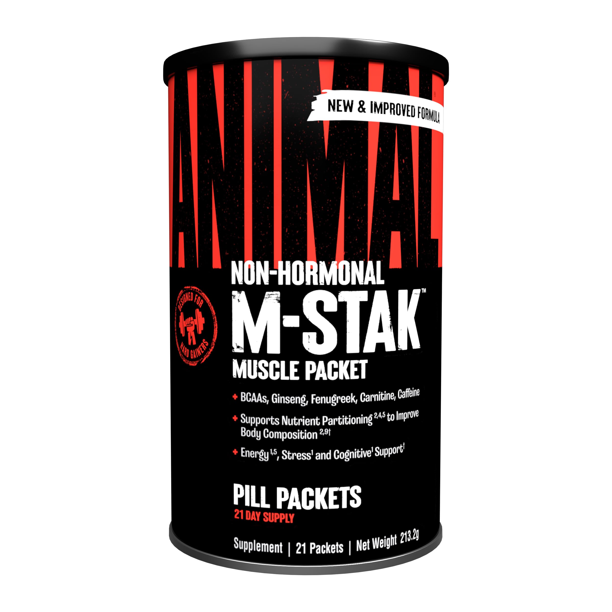 Universal Nutrition Animal M-Stak Trainingsbooster Muskelaufbau Pre-Workout Bodybuilding - 21 Packungen