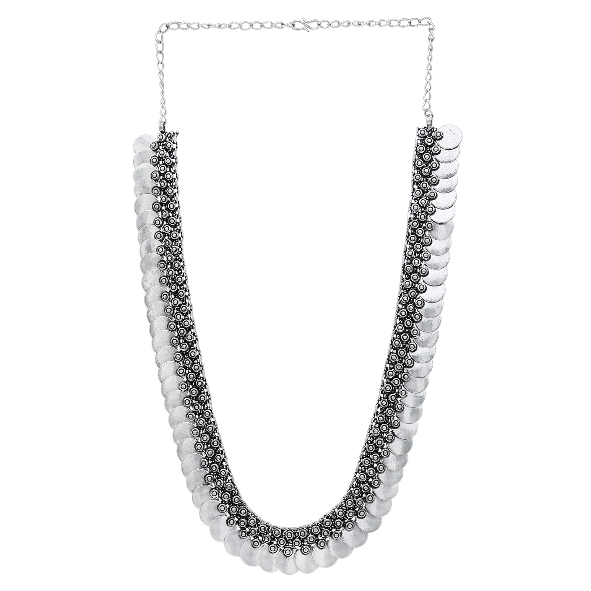 Sasitrends Ethic Oxidised German Silver Long Haram Necklace for Women and Girls (B08GZ2GVJ6) Amazon Price History, Amazon Price Tracker