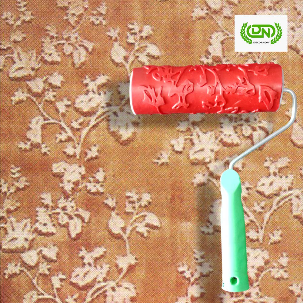 See full amazon price history chart for DECORNOW Beautiful Leaf Pattern Imported Rubber Paint Roller with Handle For Wall Decor (7 inch, Red/Blue) DECORNOW Beautiful Leaf Pattern Imported Rubber Paint Roller with Handle For Wall Decor (7 inch, Red/Blue) (B07T5BGQZP) Amazon Price History, Amazon Price Tracker