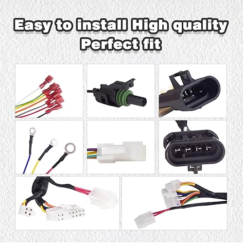 Miniatura 4 de CULMKARI Cable de control para carrito de golfarnés de cableado principal con puerto para EZGO TXT48 2010-2013 Reemplazar 625805