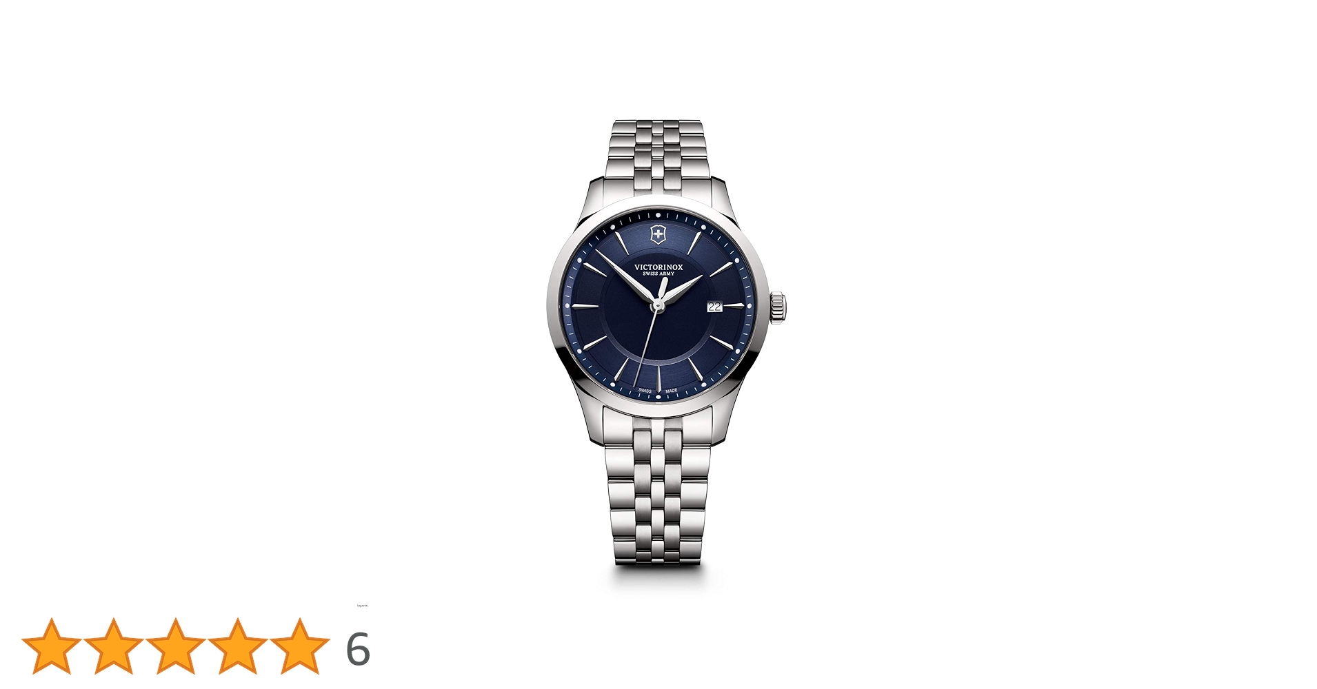 tia♡ 241802 Alliance Men's Watch Silver 40mm Blue Dial - Walmart.com