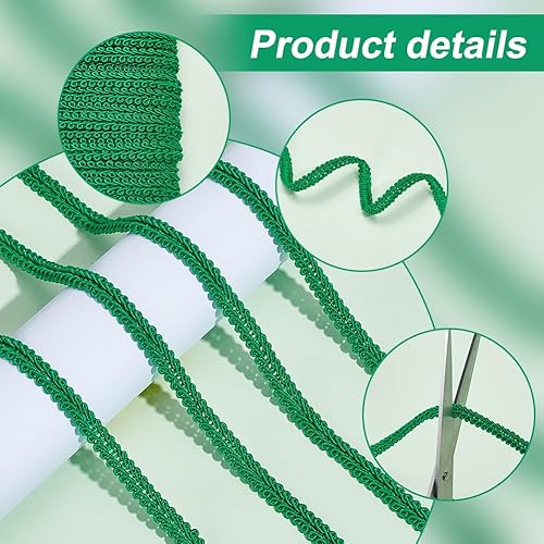 Miniatura 4 de PH PandaHall Tirm trenzado para coser, 27 yardas de 14 pulgadas (0.315 in), cinta de poliéster con flecos básicos para tapicería, disfraces,