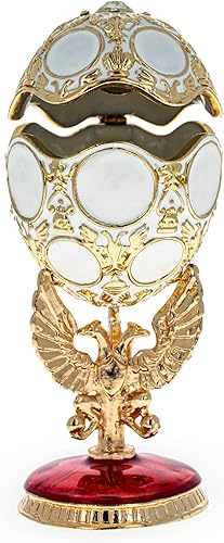 Miniatura 3 de BestPysanky 1913 Romanov Tercentenario Royal Huevo de Pascua 3,6 pulgadas