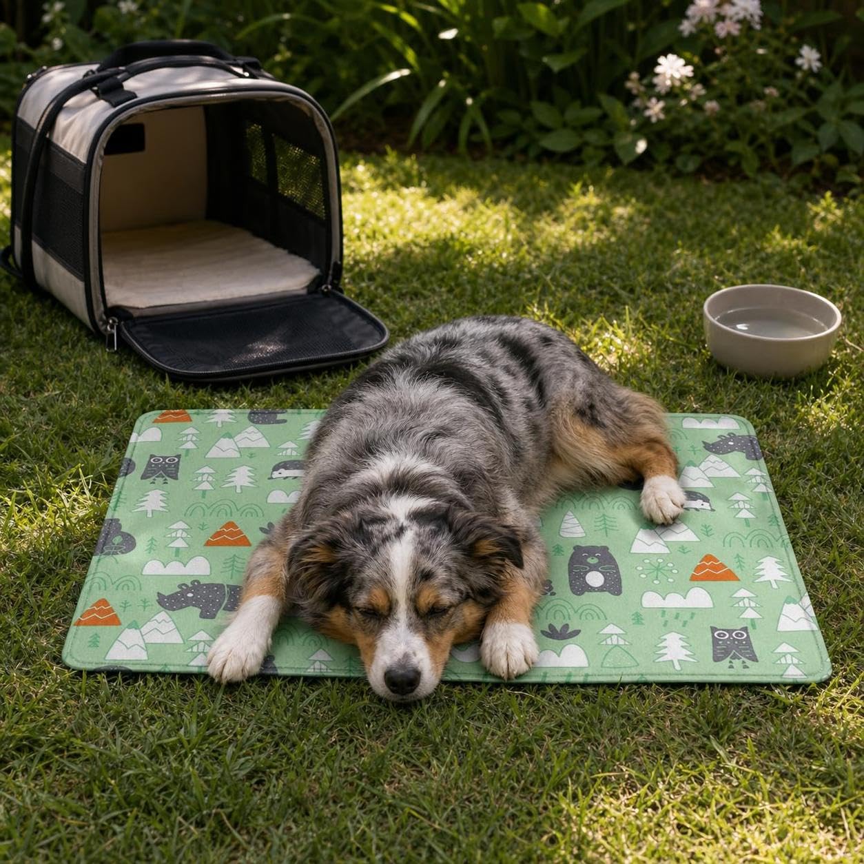 Kühlmatte für | selbstkühlende Kühldecke für Hunde und Katzen | für Kleintiere