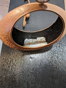 華道具［半月型 吊下げ花器］ 猿釣手3個付き 華道具［半月